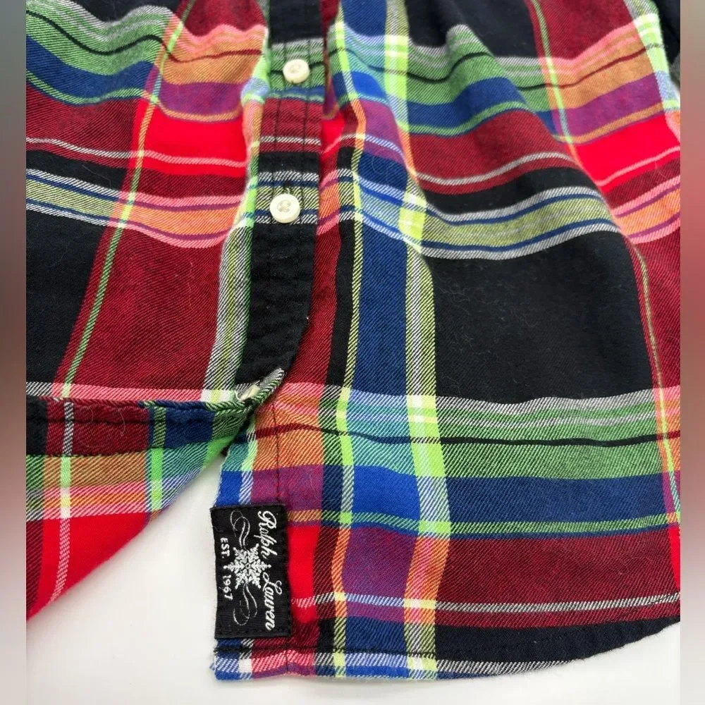 Ralph Lauren Plaid Top